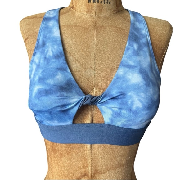 Victoria's Secret Other - Victoria's Secret Blue Tie-Dye Sports Bra EUC XS